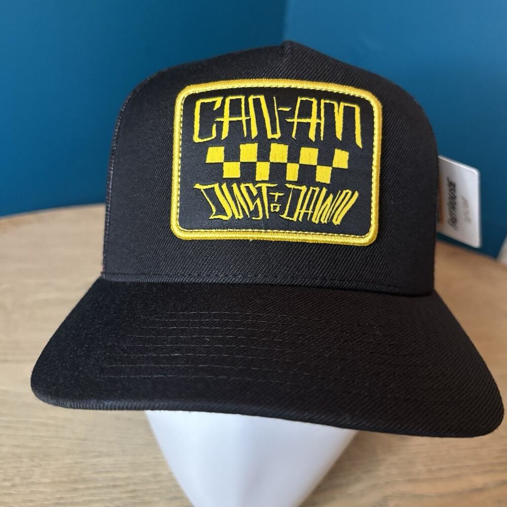 NWT Can Am Unisex CAN-AM X Fasthouse Dust Mesh Cap Hat Trucker Dad New